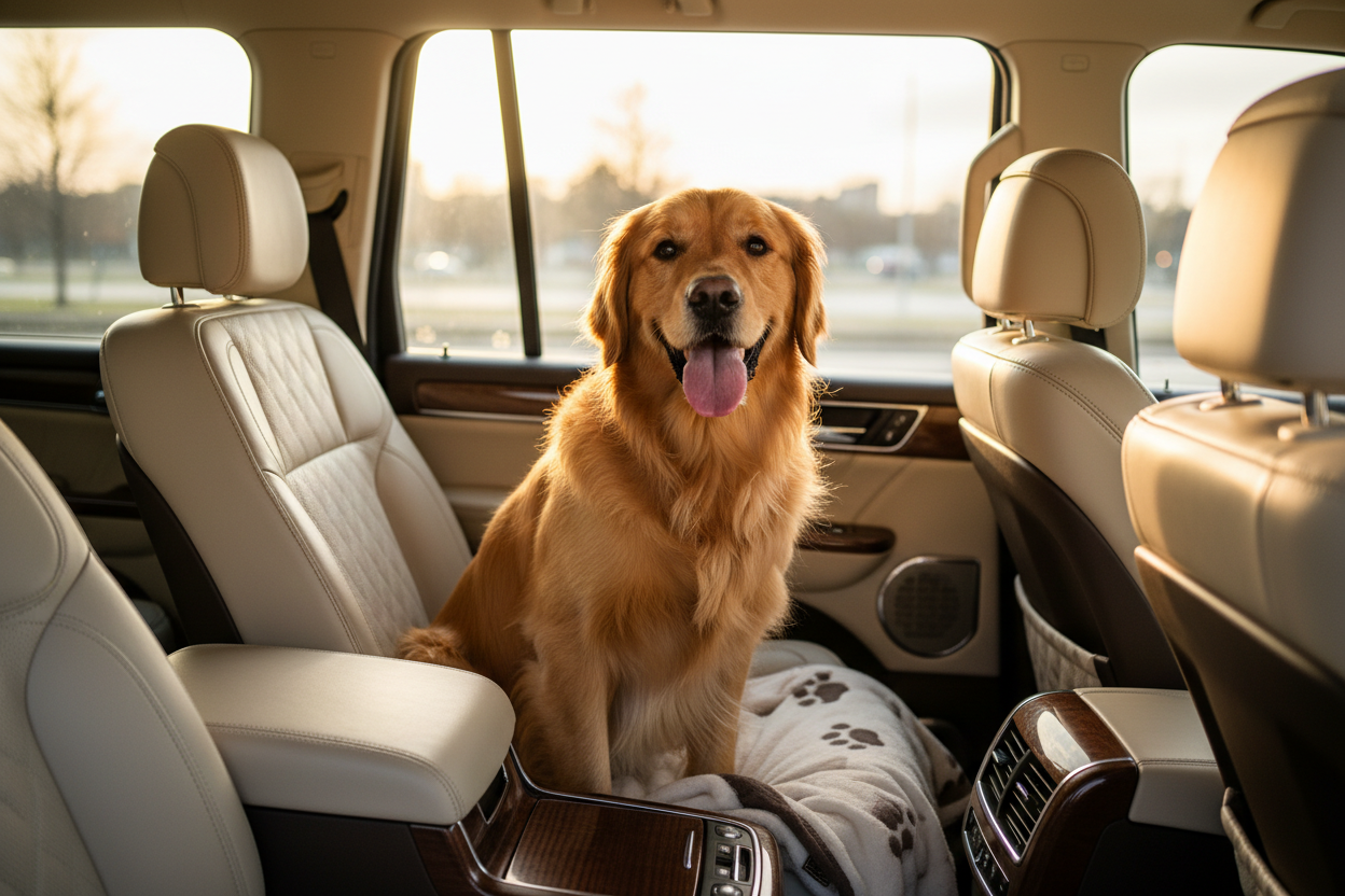 Pet Hair in Your Luxury Vehicle: Why It’s So Hard to Remove and How We Fix It