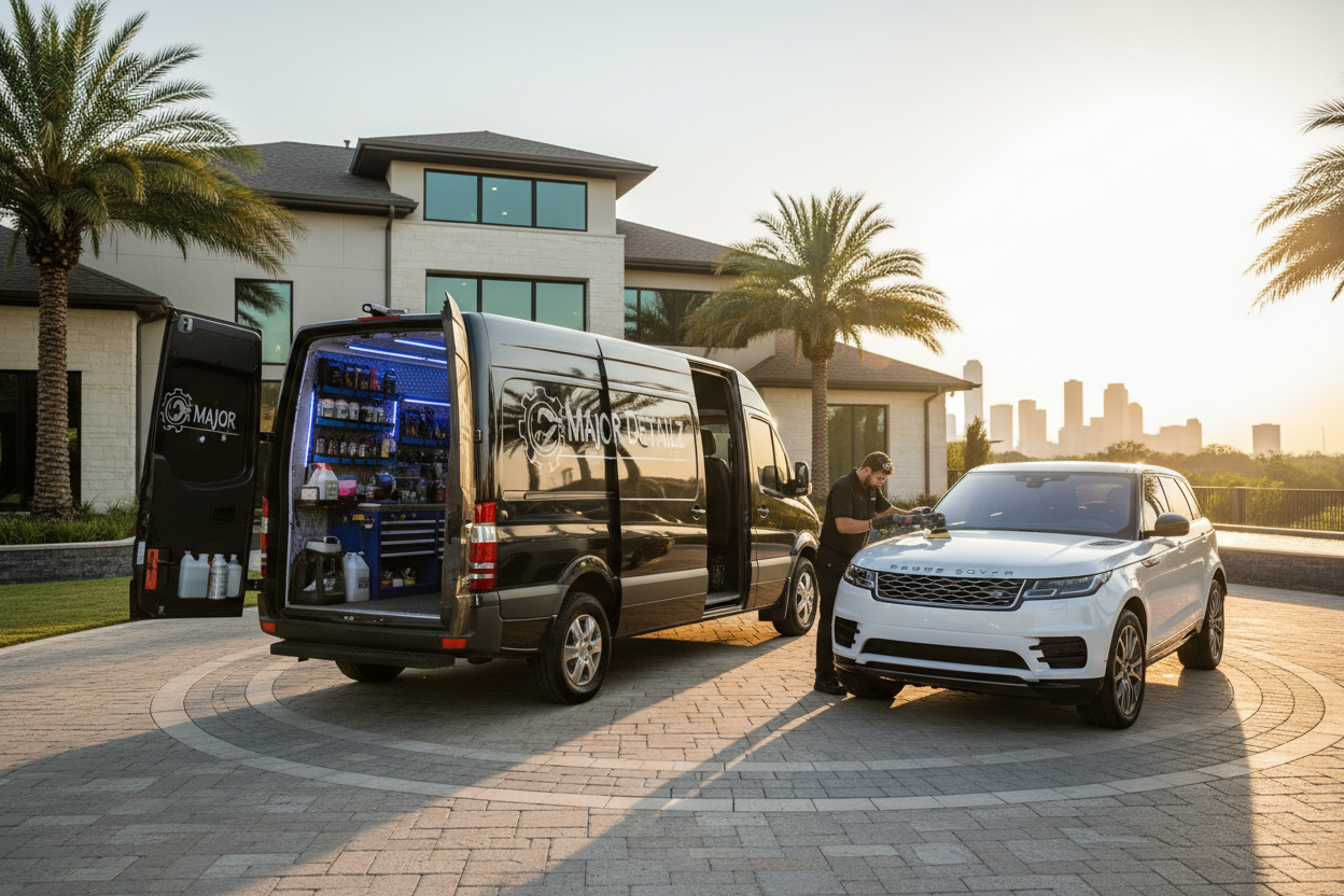 Mobile vs. Shop Detailing: Why Houston’s Elite Are Choosing Mobile