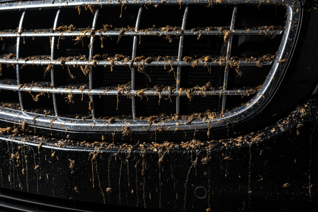 The Bug Splatter Burn: Why Texas Highway Insects Destroy Clear Coat in Summer