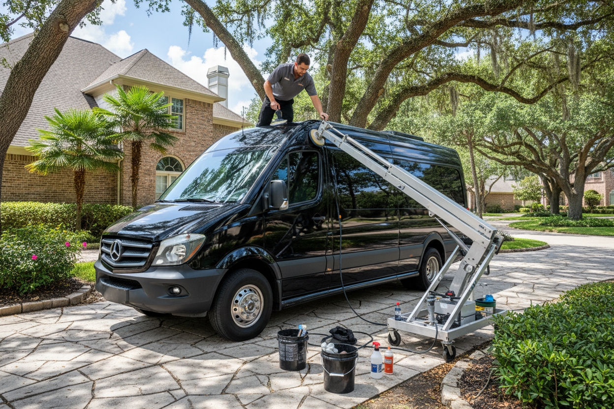 The Mobile Suite: Specialized Care for Luxury Sprinters and Custom Adventure Vans