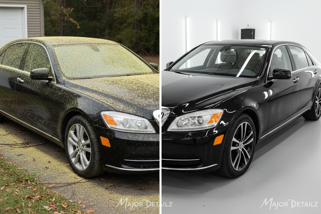 The Pollen Purge: Eliminating Allergens and Yellow Dust to Protect Your Paint and Your Health
