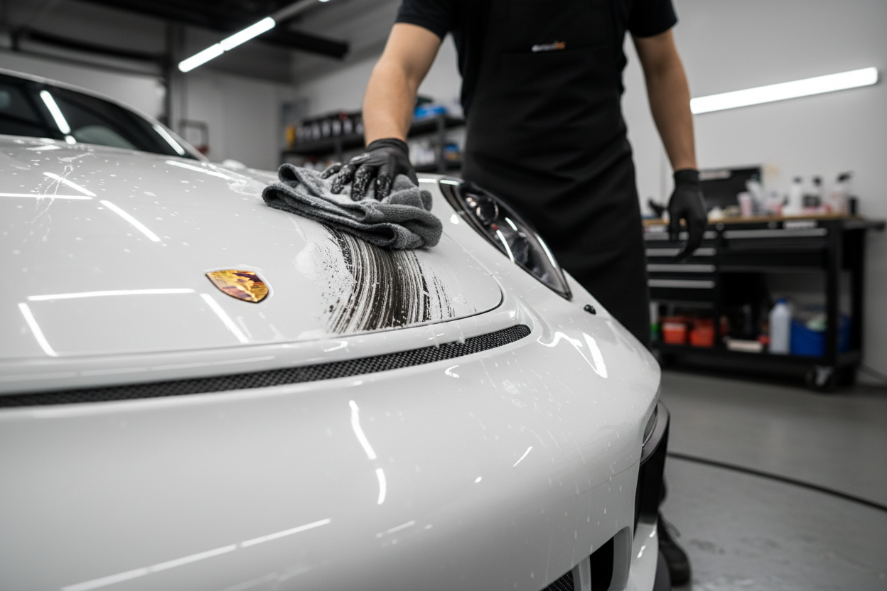 The Post-Track Recovery Detail: Neutralizing Rubber Marks and Brake Dust After a Day at MSR Houston