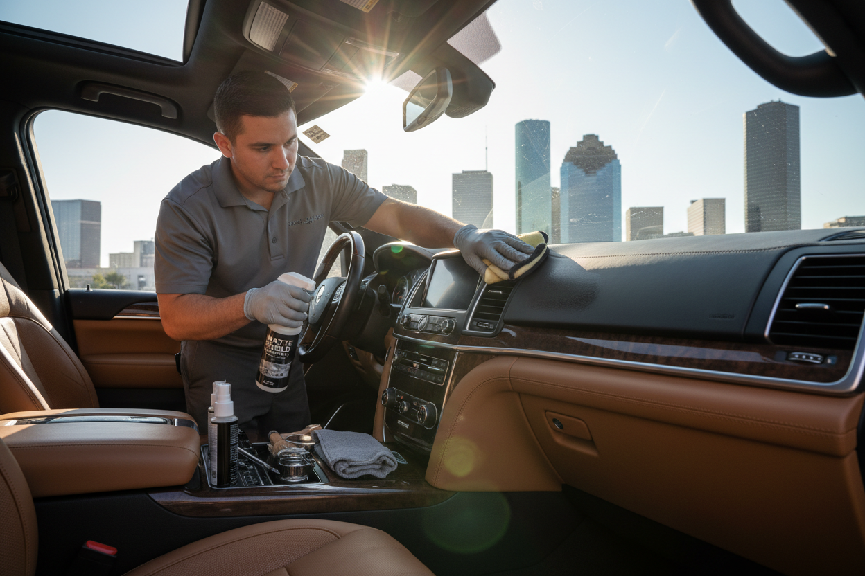 Beating the Houston Heat: How Detailing Protects Your Luxury Interior from Thermal Damage