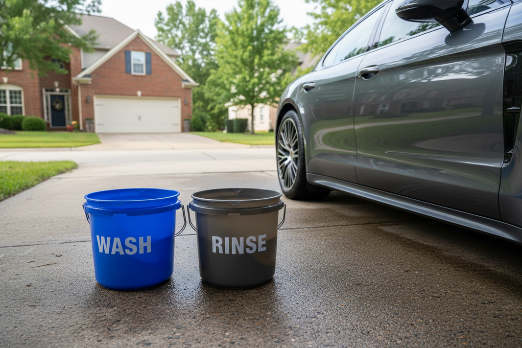 The Two-Bucket Method: How to Safely Wash Your Ceramic Coated Car Between Professional Details