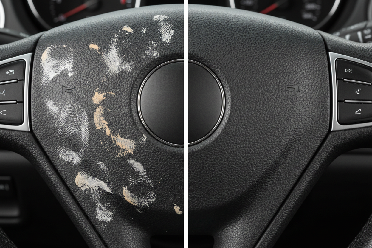The Makeup Menace: Safely Removing Sunscreen, Foundation, and Lotion Stains from Dark Car Interiors