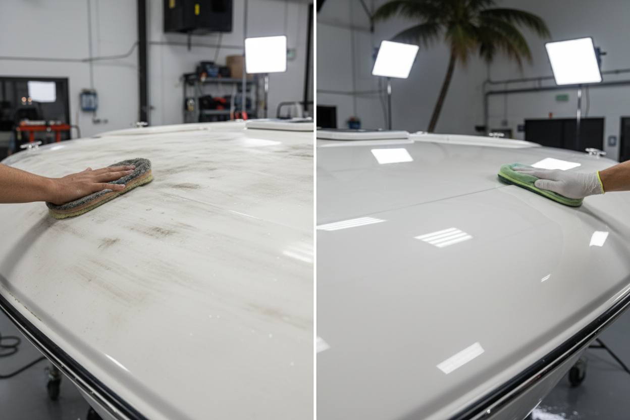 The Saltwater Defense: Protecting Your Center Console and Yacht from Gelcoat Oxidation