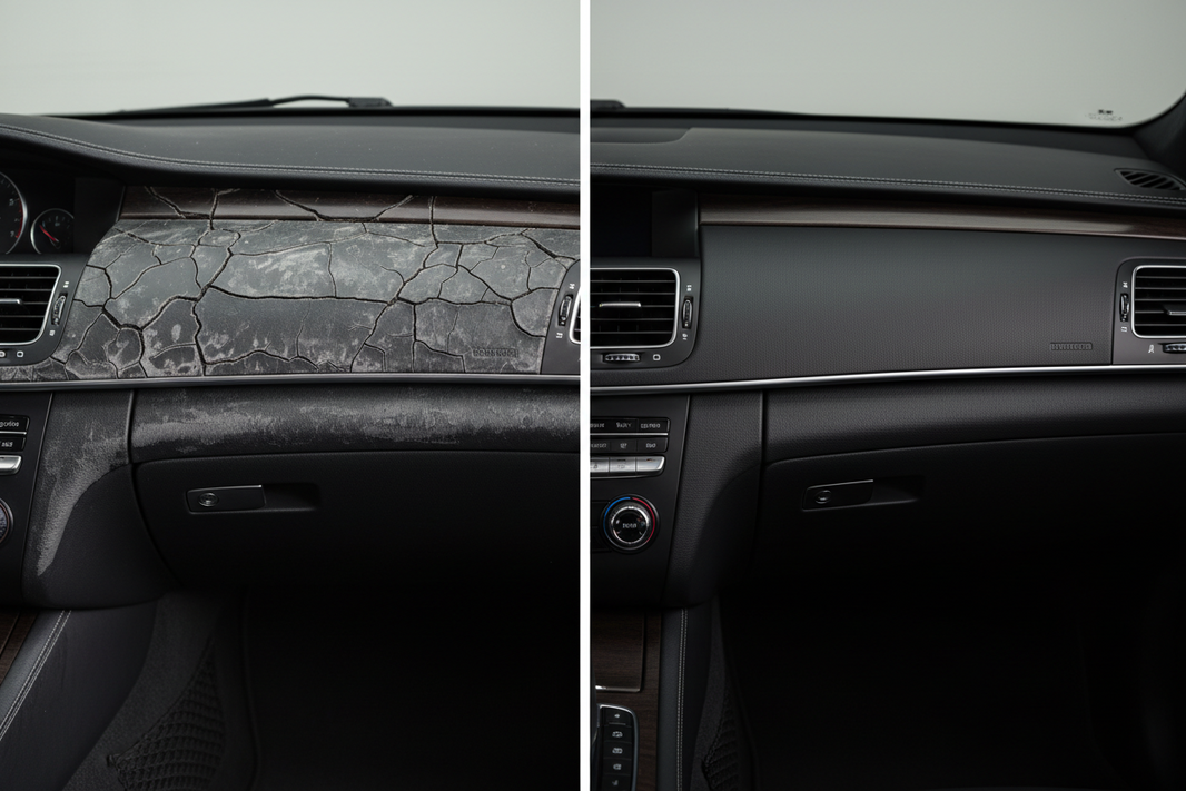 The Dashboard Bake: Preventing UV Cracking and Leather Shrinkage in the 100-Degree Houston Summer